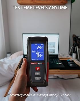 Amazon | Wintact 電磁波計, 電磁波測定器 EMFメーター 電磁場